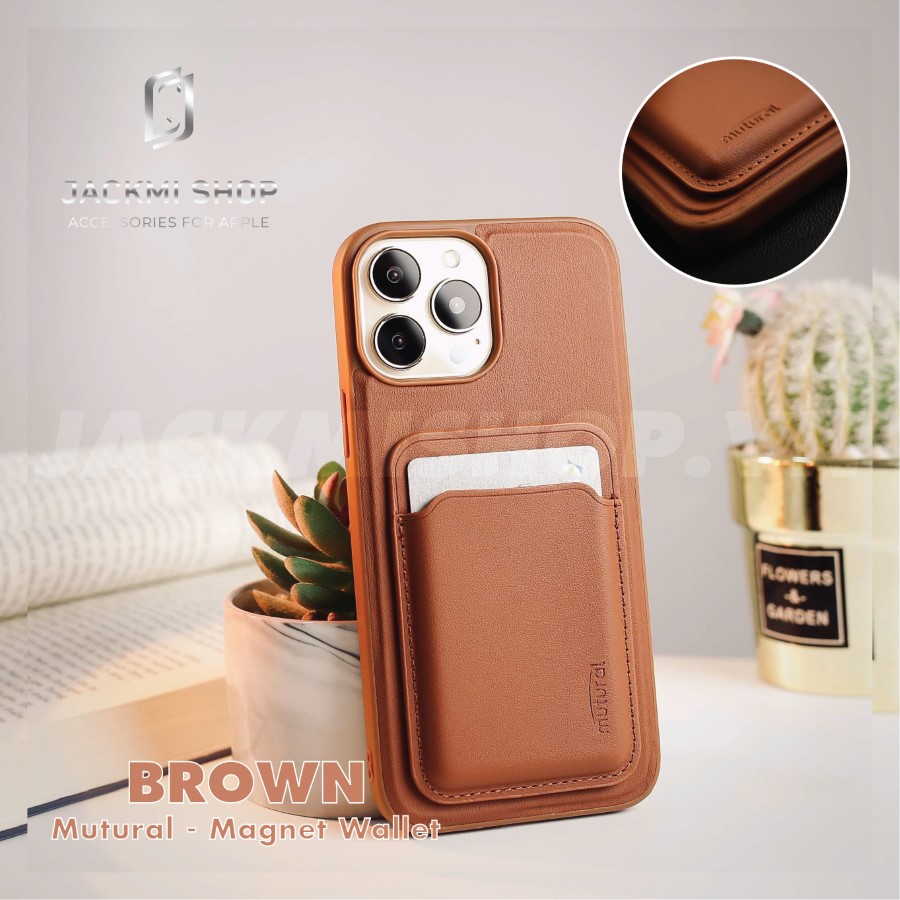 [HÀNG CHÍNH HÃNG] Ốp lưng MUTURAL Wallet cho iPhone 12/12Pro/12ProMax/13/13Pro/13ProMax
