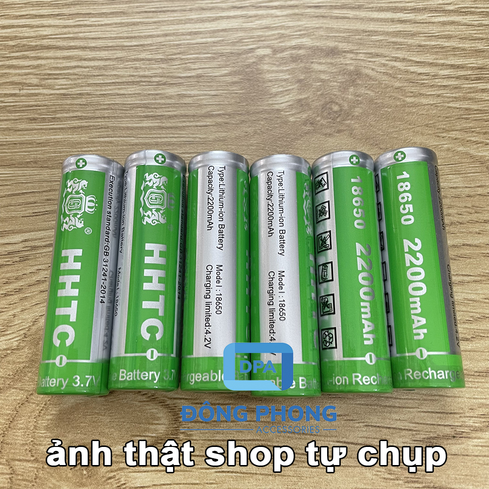 Pin Sạc Lithium-ion 18650 4.2V 2200mAh