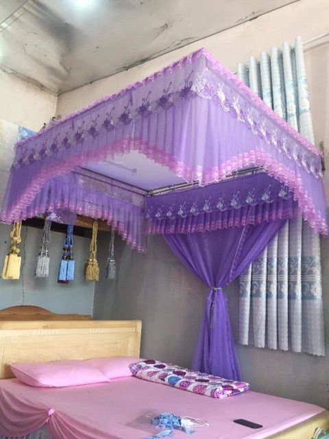 (CHỈ CÓ MÀN CHƯA CÓ KHUNG) Màn khung vuông ren Lạnh(gồm đỉnh màn về phần thân màn) - NHIỀU MÀU LỰA CHỌN