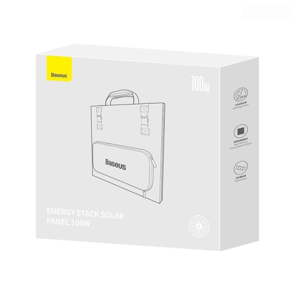 Bộ sạc năng lượng mặt trời Baseus Energy Stack Solar Panel 100W CCNL050006
