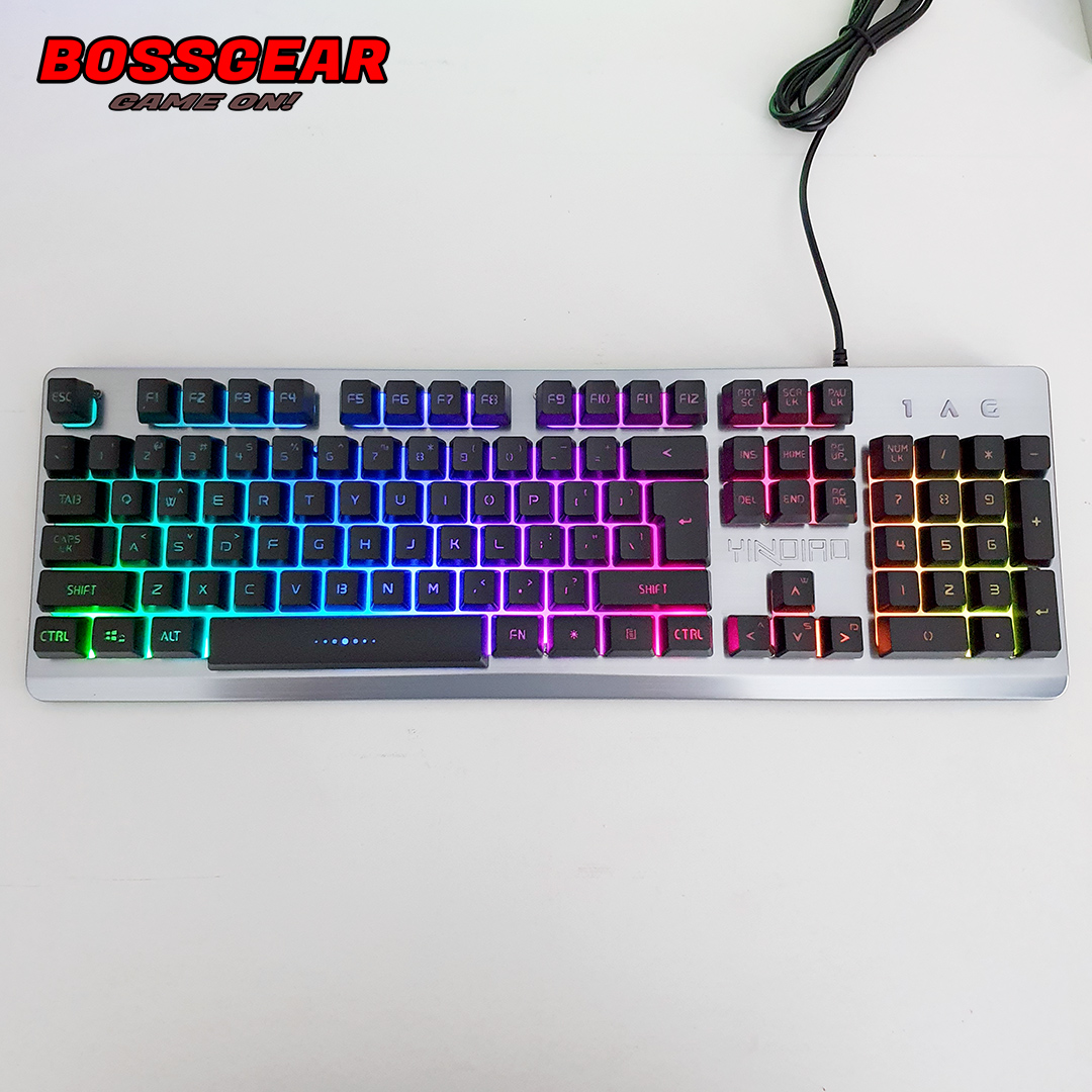 Bàn phím giả cơ Langtu K002 RGB ( 9 chế độ, LED theo nhạc. Chống Nước )