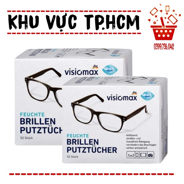 Giá bán Gói Giấy lau kính Visiomax làm sạch và bảo vệ kính, màn hình điện thoại, máy ảnh, tivi