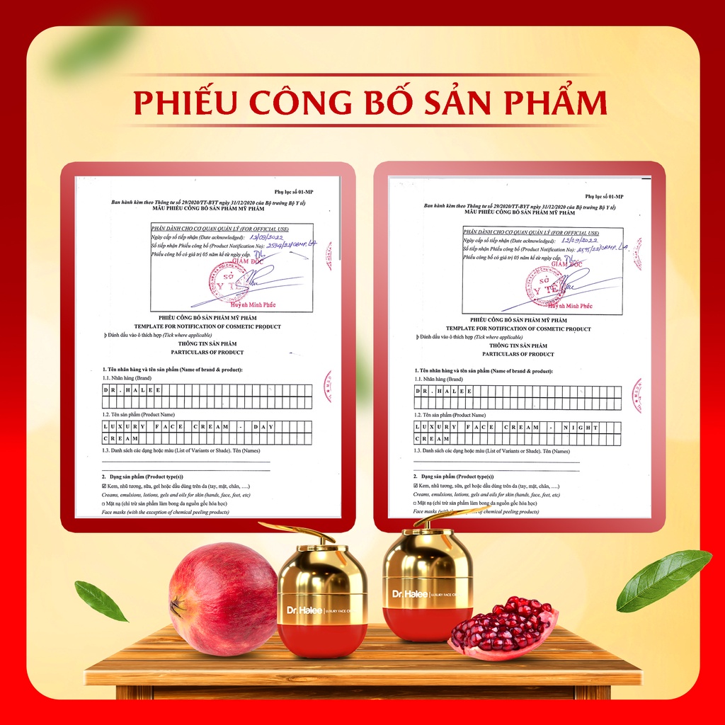 Kem Face Ruby Lựu Đỏ Drhalee