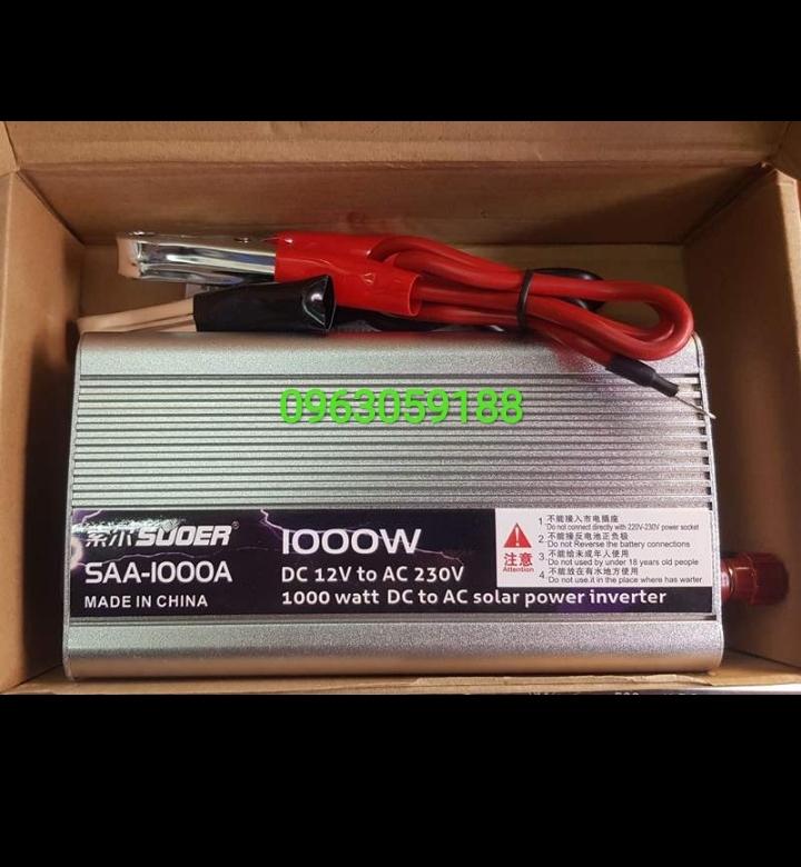 Bộ chuyển đổi 12V sang 220V - 1000w