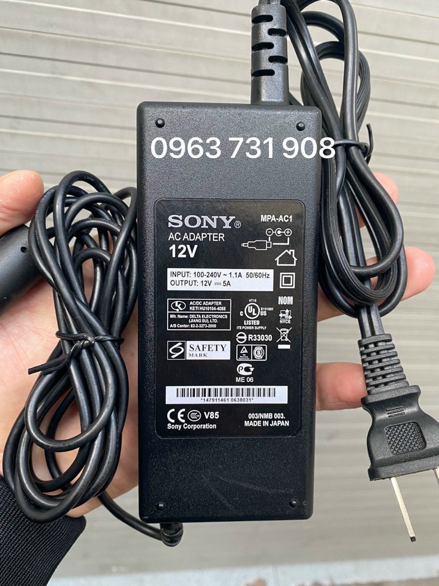 Adapter nguồn sony 12V 5A