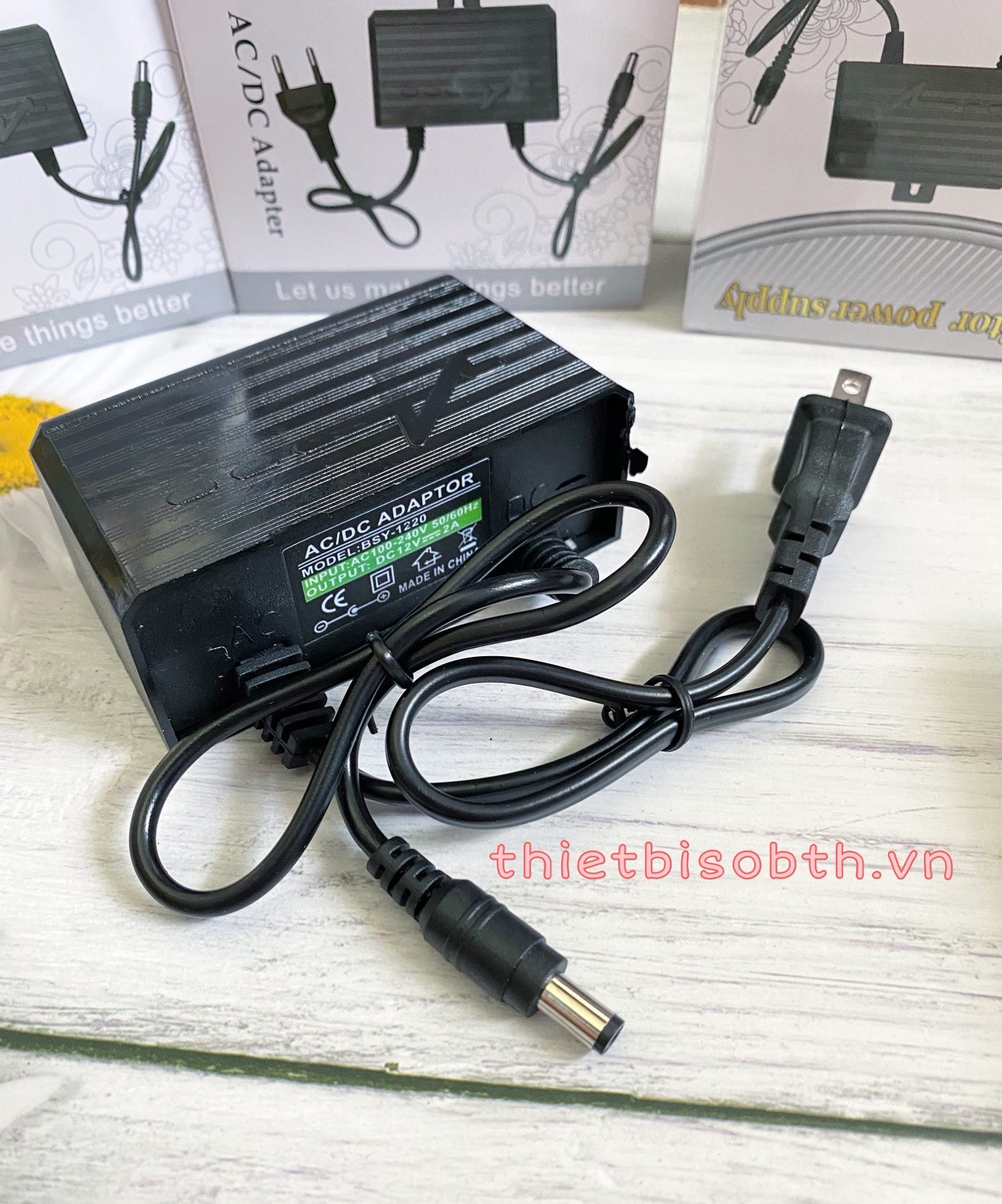 Nguồn 12V-2A - Dùng cấp nguồn cho Camera chống nước