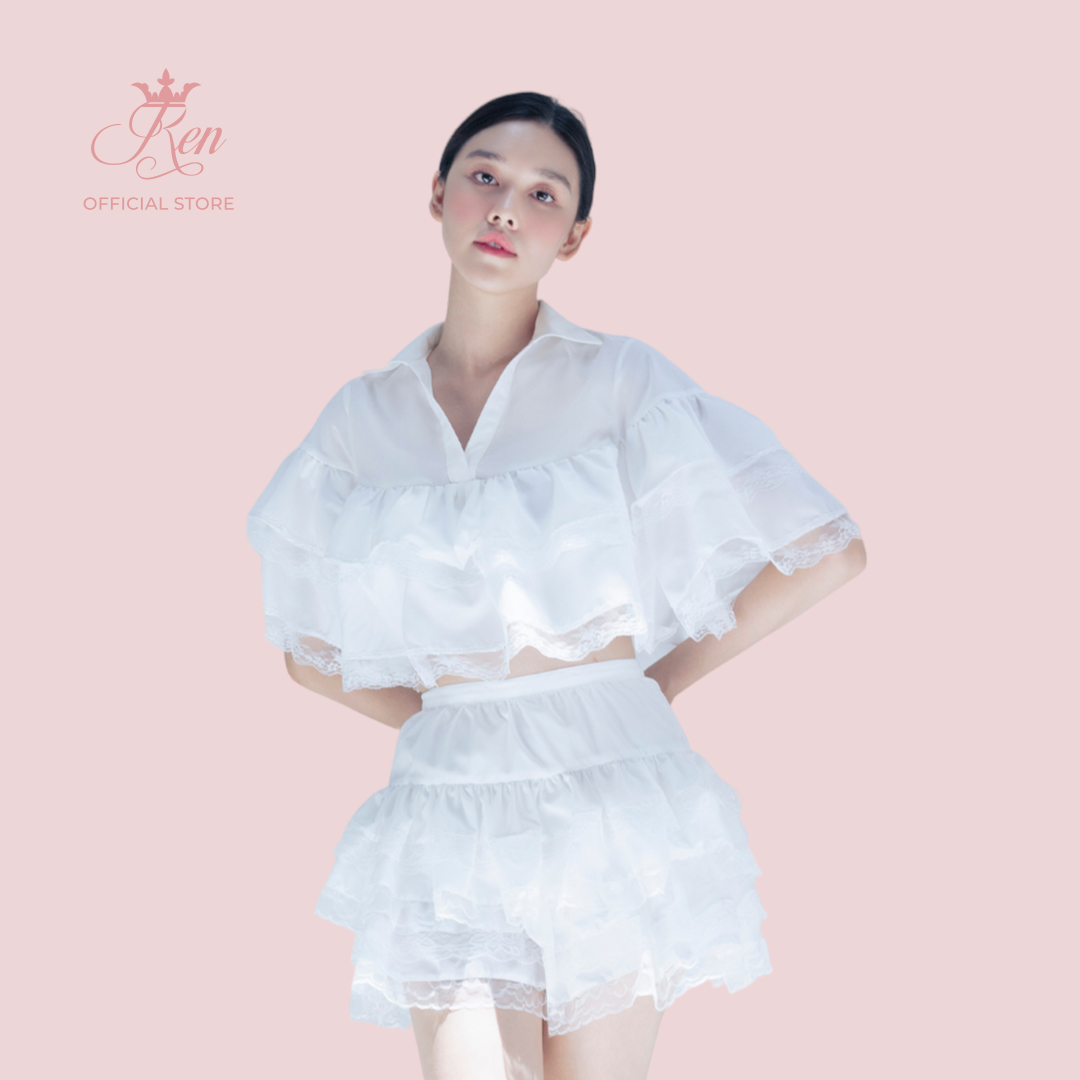 REN BY TEE - Áo Bèo Tầng Đạp Ren