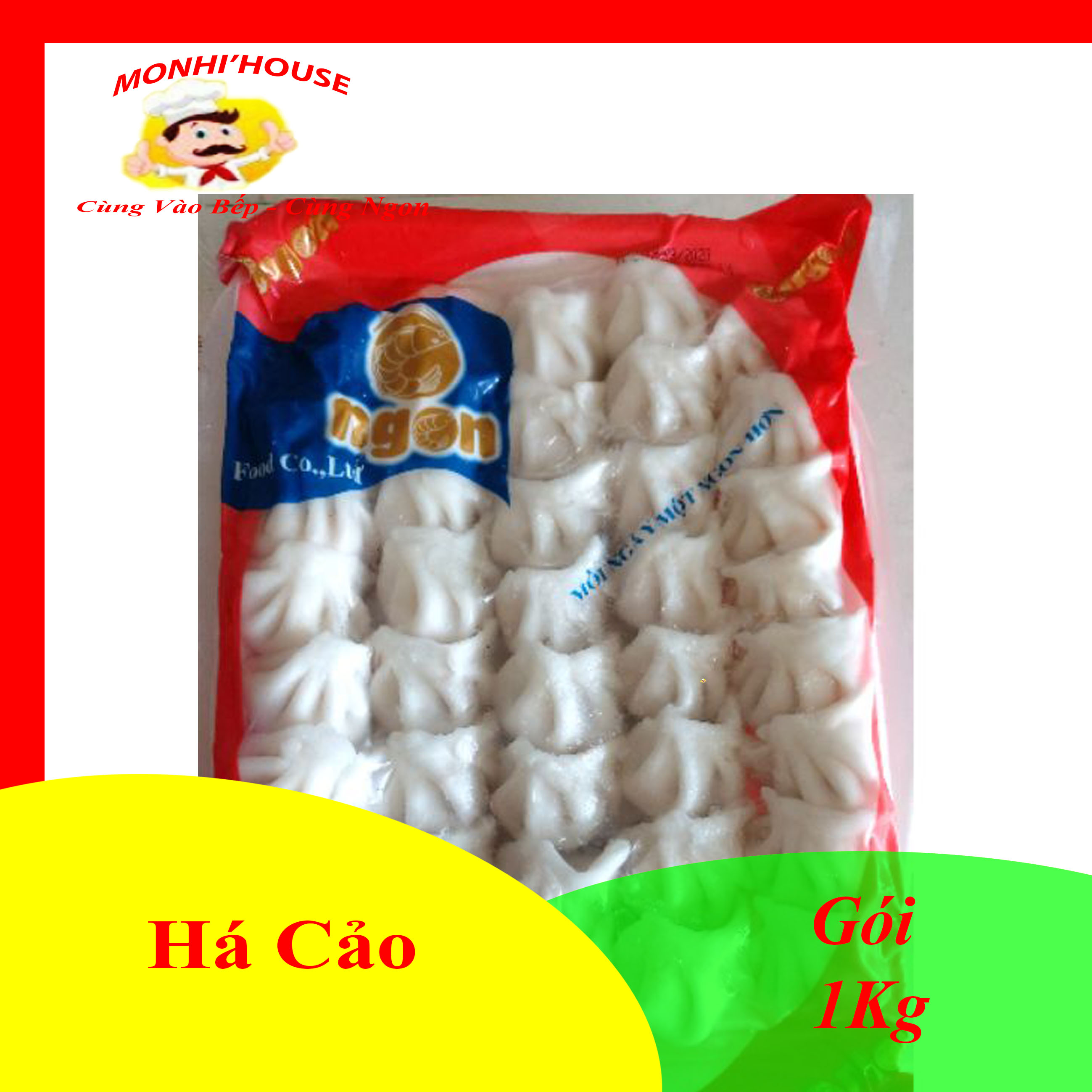 Khay 500g Há cảo Ô Ngon thơm ngon thượng hạng
