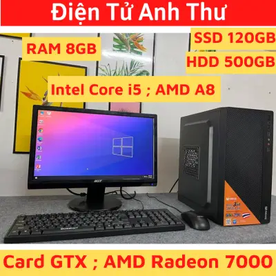 Bộ Máy Tính Để Bàn Trọn Bộ Chơi PUBG Giả Lập - Có Card Màn Hình - Bảo Hành 3 Tháng