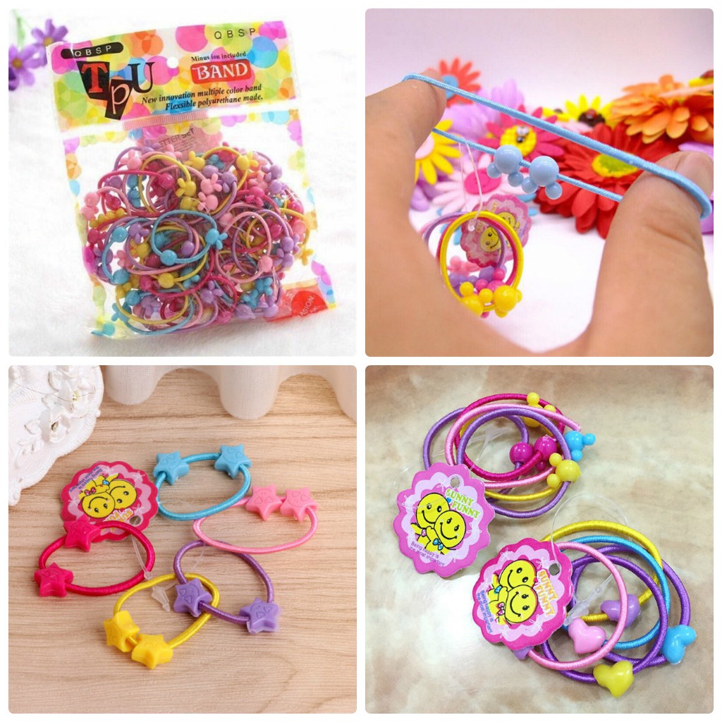 Chun buộc tóc cho bé - 50 cái
