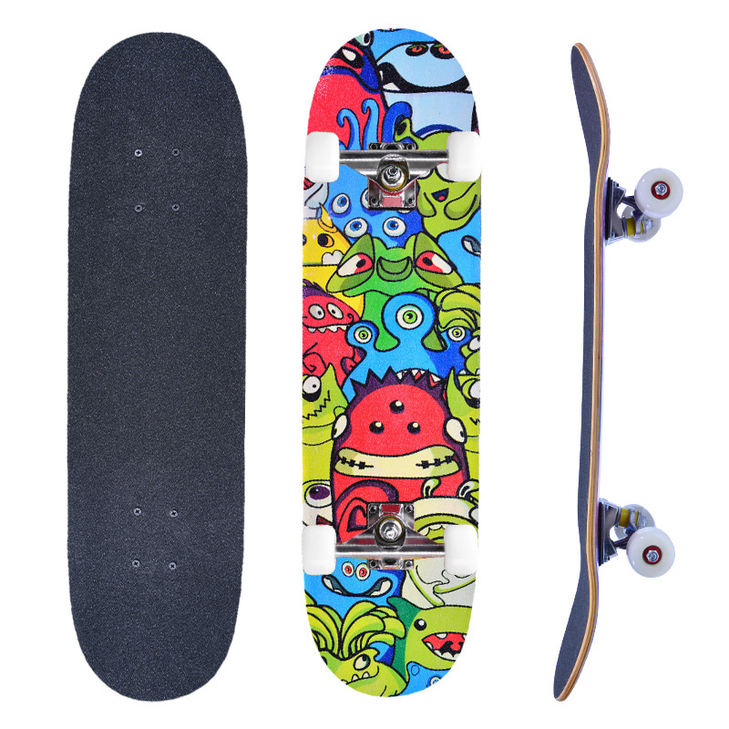 Ván trượt skateboard - ván trượt gỗ mặt nhám