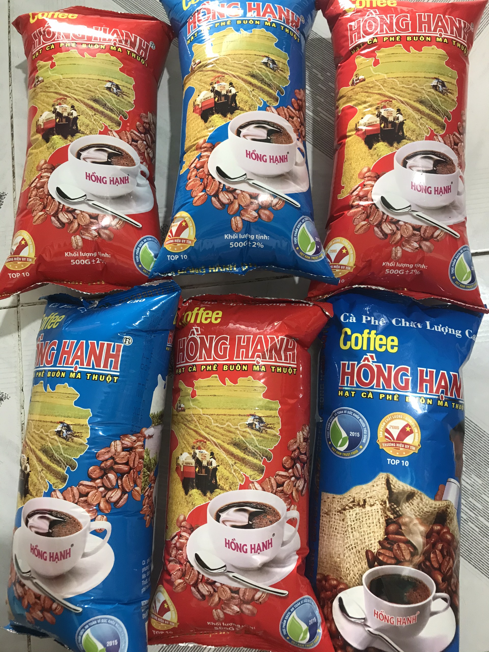 Cà phê hồng Hạnh thơm ngon gói 500gam