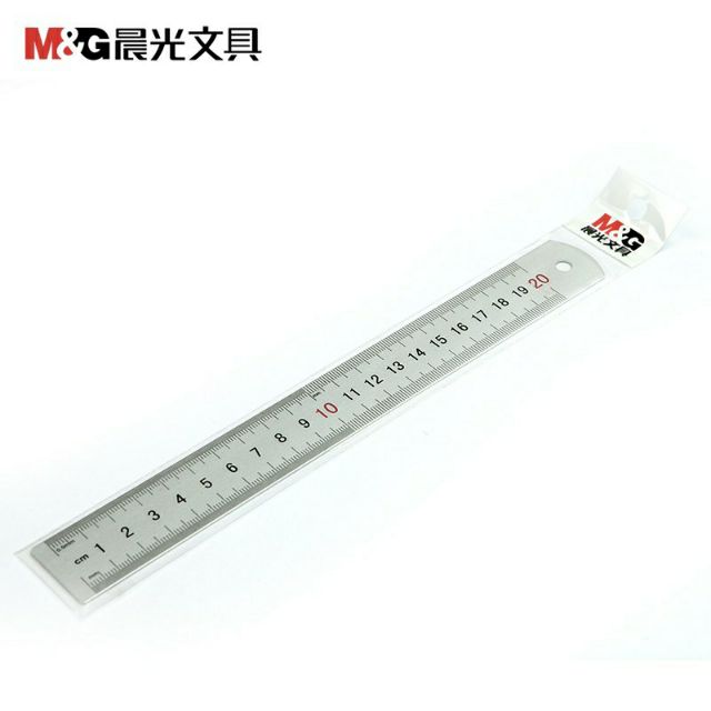 Thước kẻ thép siêu bền dễ dùng 20cm -30cm