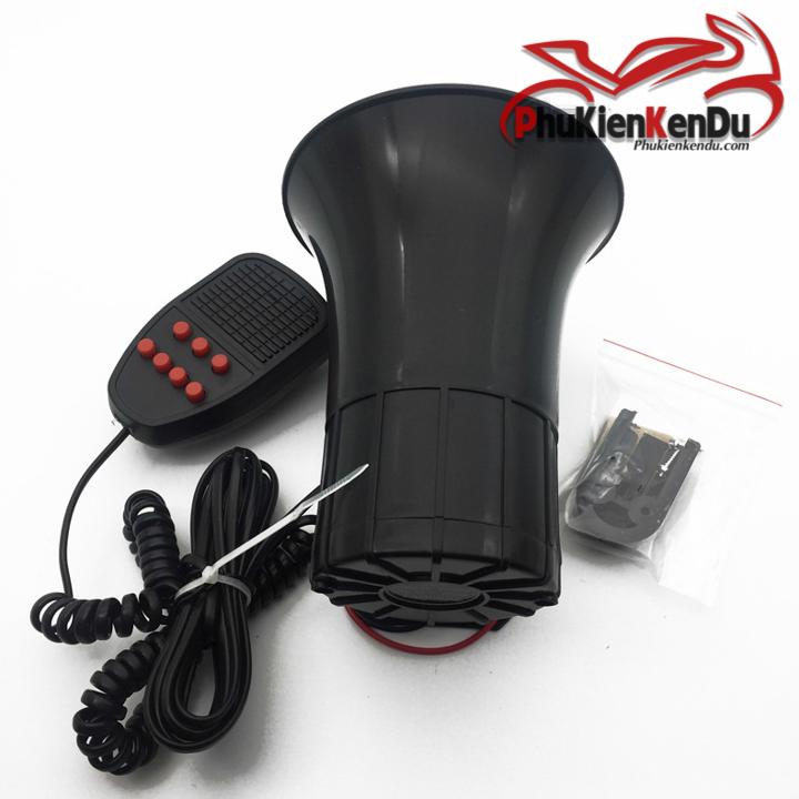 CÒI HÚ 7 CHẾ ĐỘ ÂM THANH CHUẨN CÓ MIC, 12V