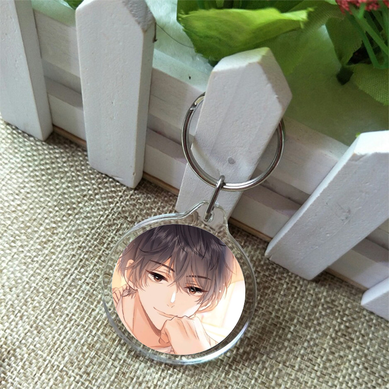 ( Tròn ) Móc mica treo chìa khóa in hình VỤNG TRỘM KHÔNG THỂ GIẤU - Tình Yêu Thầm Kín manhua anime chibi xinh xắn