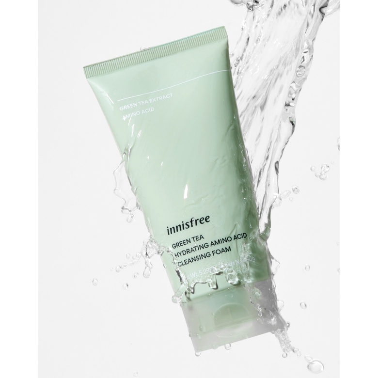 [Innisfree] Sữa Rửa Mặt Trà Xanh & Tro Núi Lửa MẪU MỚI150ml