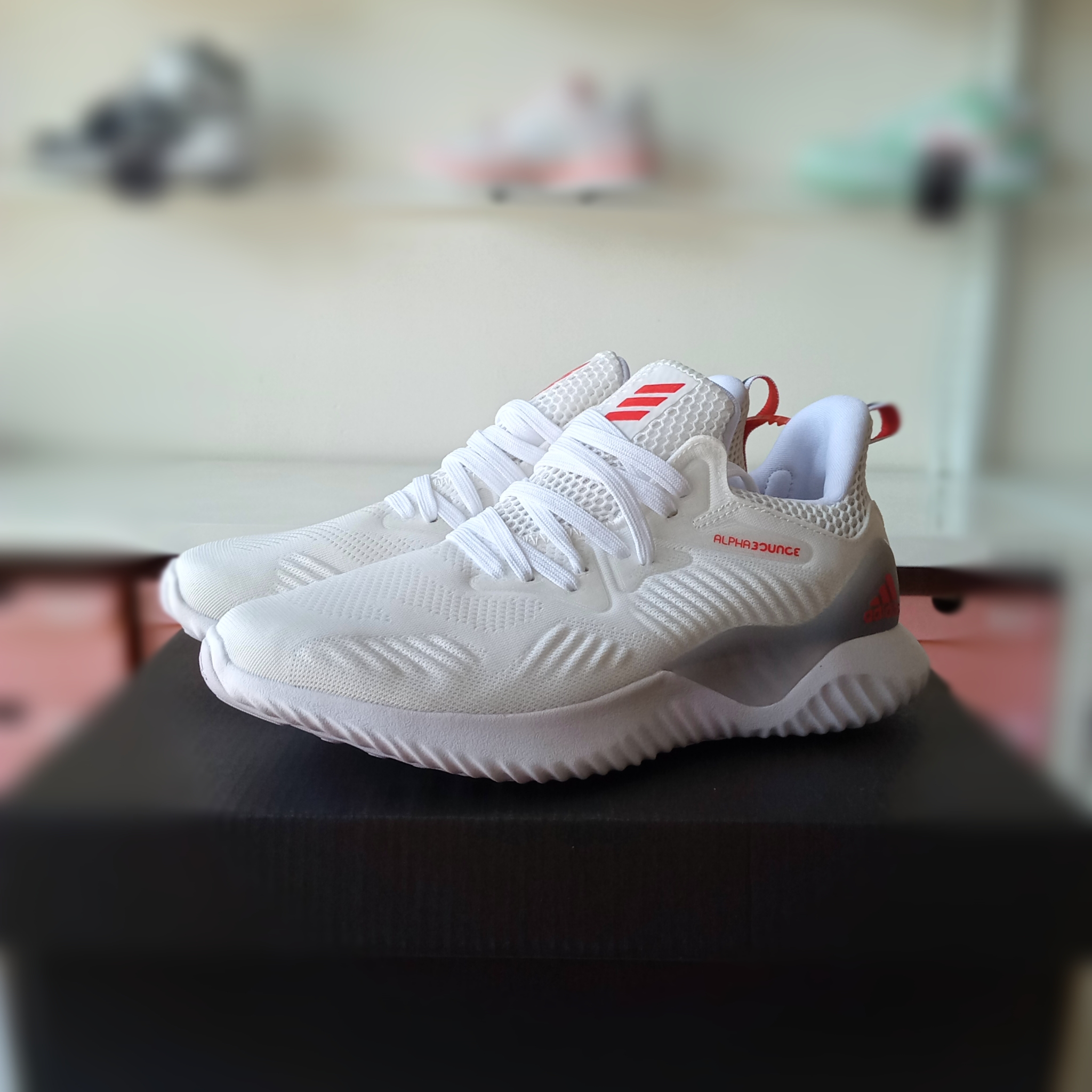 Giày Adidas Alphabounce Beyond trắng xám