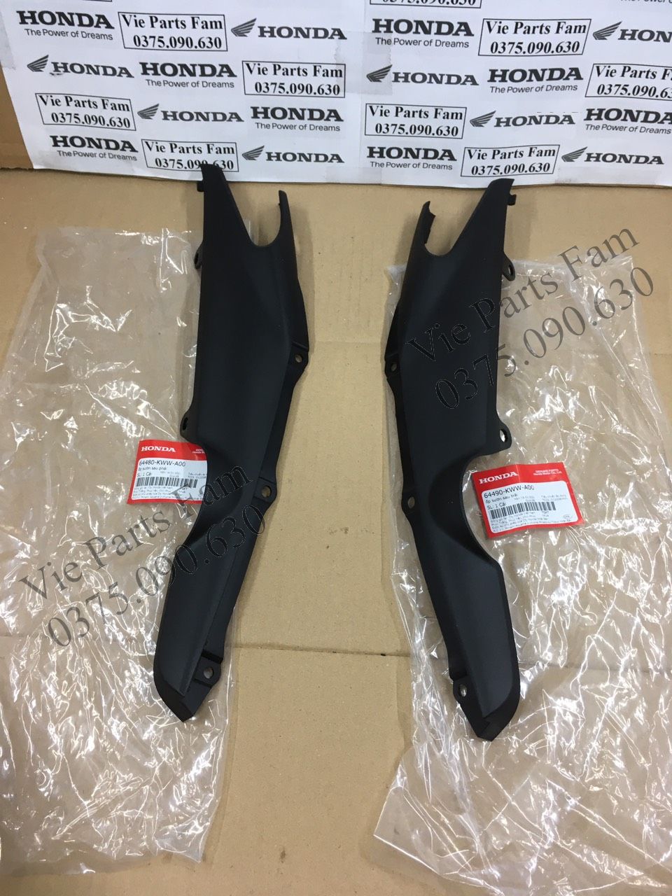 Bộ ốp phuộc sau Wave S110, RSX 110, RS 110 (2009-2010-2011) giá 1 cặp 2 bên, hàng din Honda mới 100%