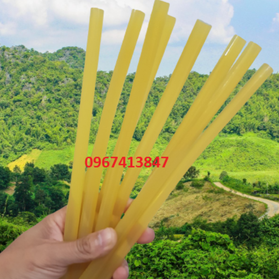 Bộ 100 cây keo nến to vàng siêu dính