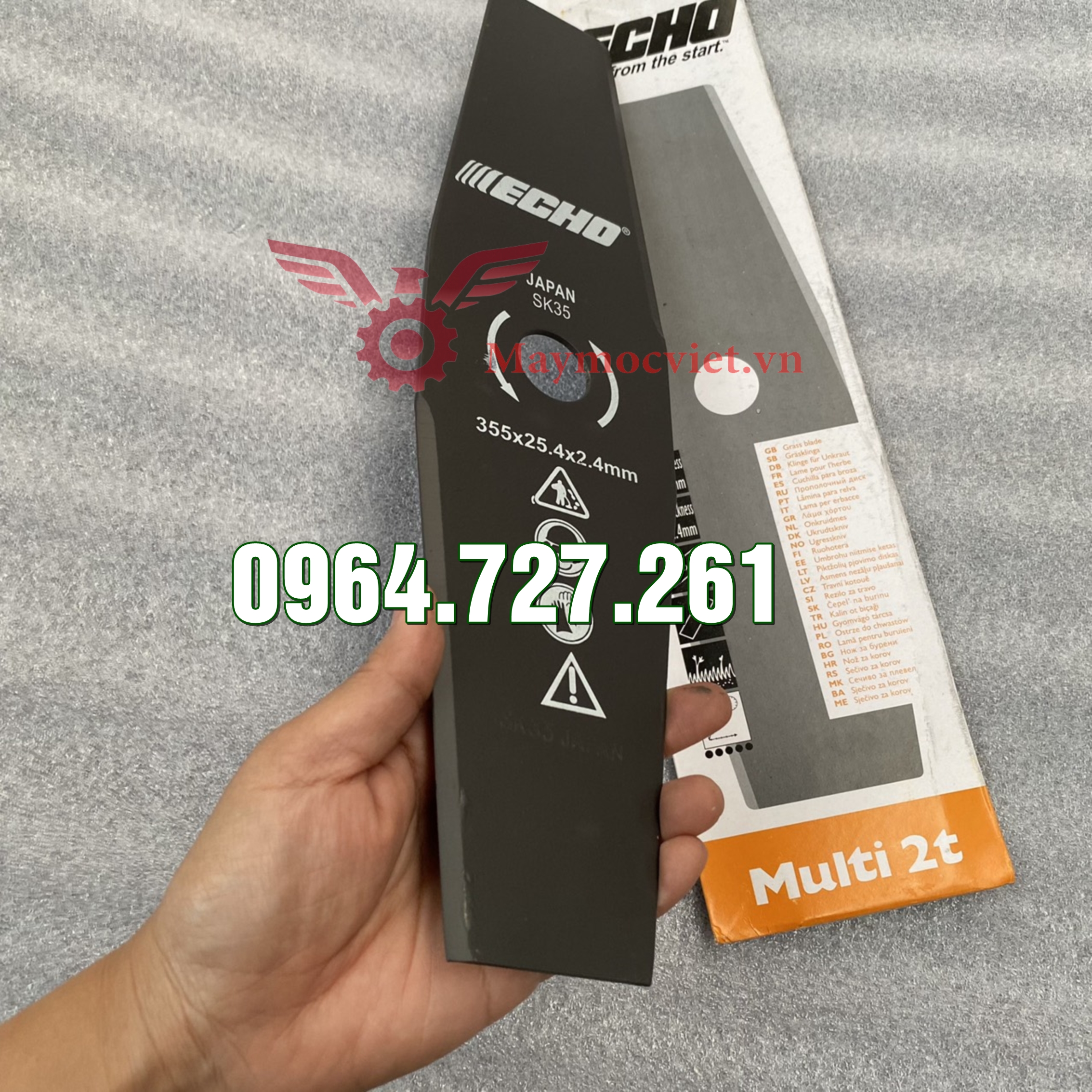 Lưỡi cắt cỏ Echo vát chéo cao cấp Nhật Bản