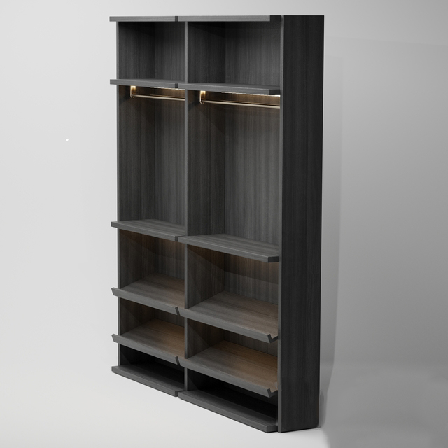 Tủ quần áo 2 cánh cửa kính SD-T001