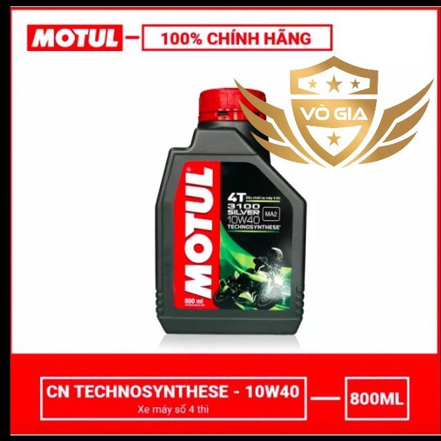 [HCM]Motul Silver 3100 10W40 800ml - Nhớt xe máy số cao cấp