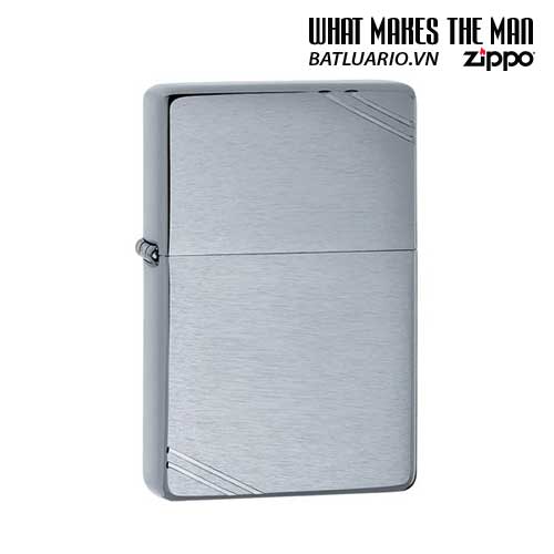Bật lửa zippo 230 - Bật lửa zippo Vintage crom xước