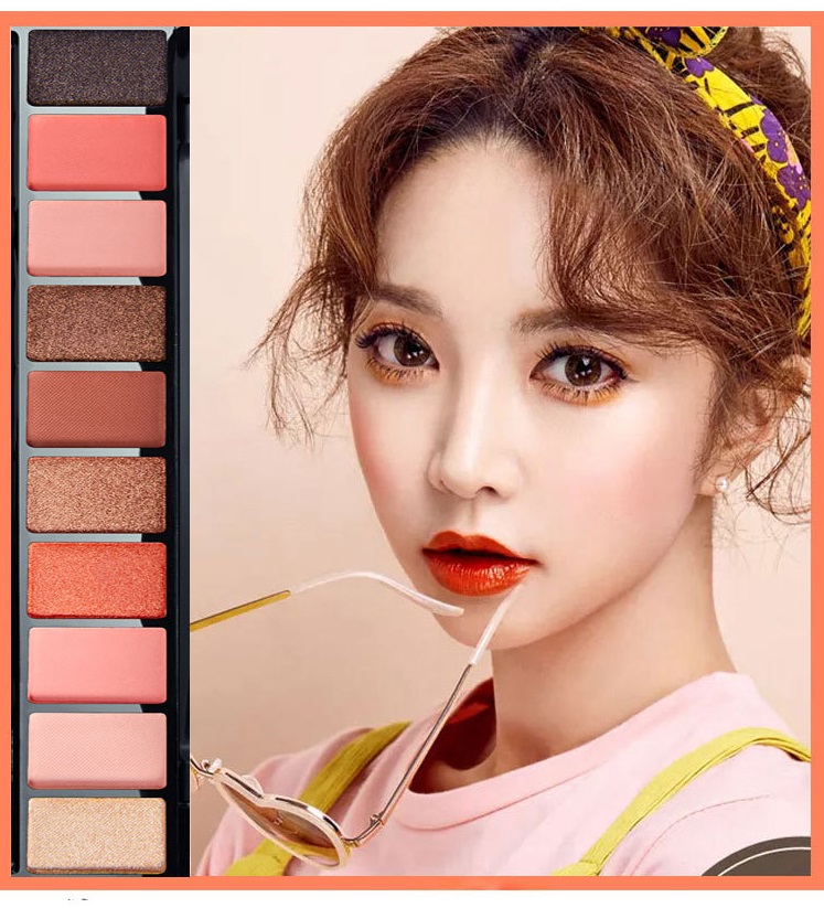 Bảng phấn mắt 10 màu Color Geometry 9999
