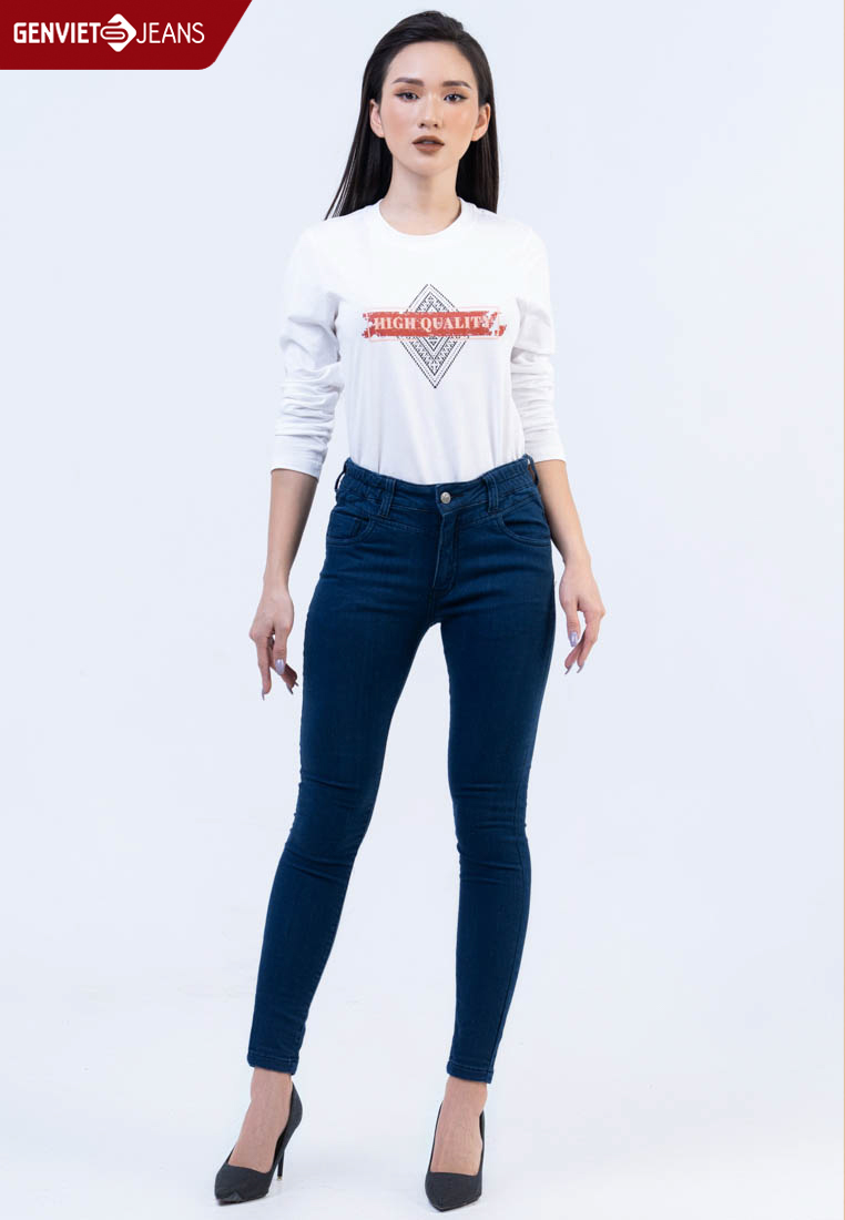 QUẦN DÀI NỮ DQ102J754 GENVIET