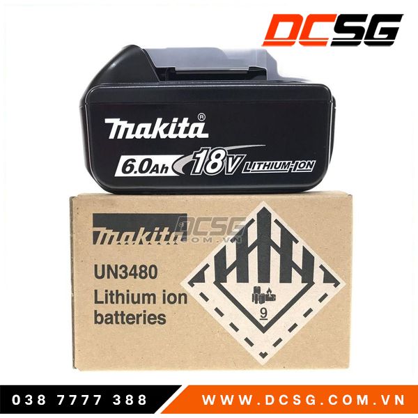 Pin makita 18v 6.0ah bl1860b | dcsg