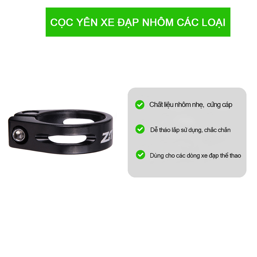 Khóa cọc yên xe đạp bắt ốc ZTTO