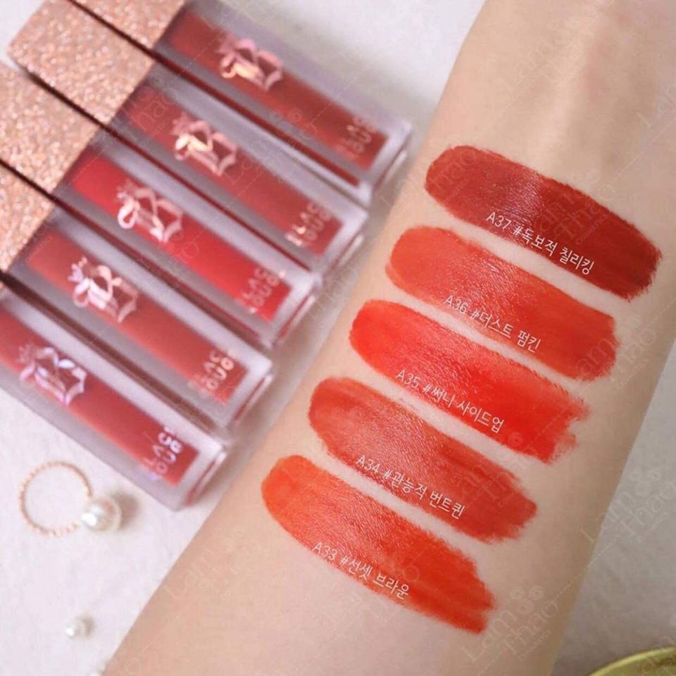 Son Black rouge A37 màu đỏ nâu