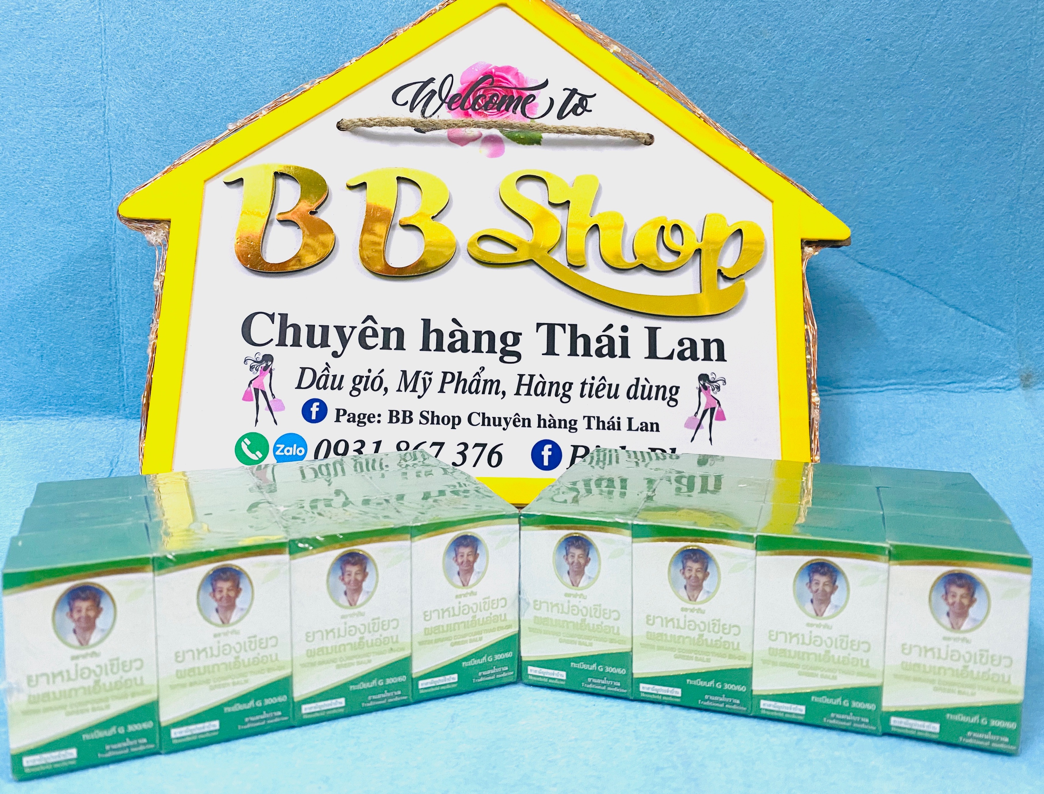 Dầu cù là thảo dược bà già Otop Thái Lan