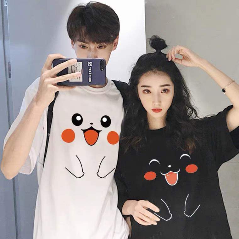 SET ÁO ĐÔI, ÁO GIA ĐÌNH IN HÌNH PIKACHU