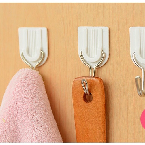 Vỉ 06 móc dính tường (móc dán tường) chắc chắn E716