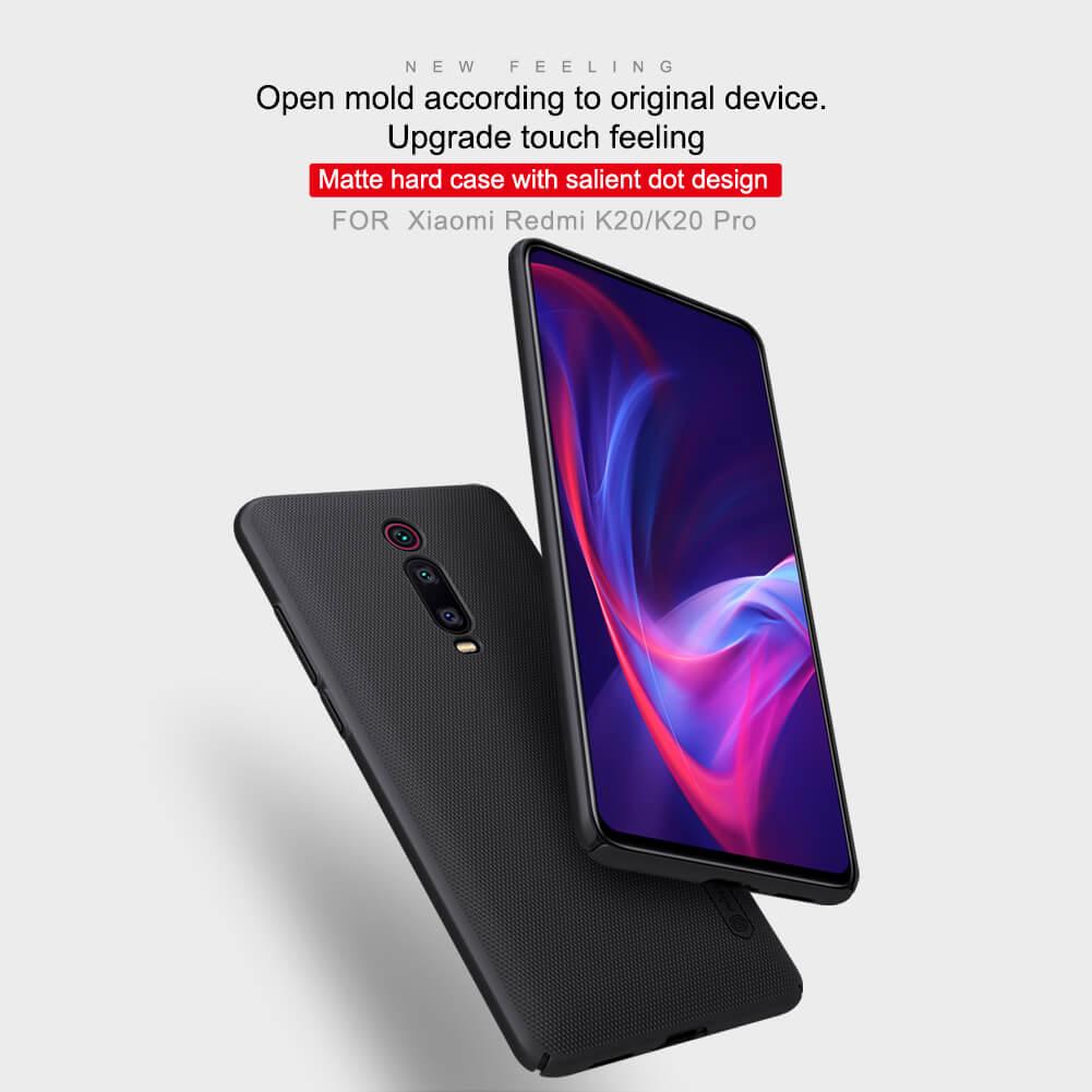 Ốp lưng cứng Nillkin cho Xiaomi Redmi K20/ K20 Pro (đen) + kèm giá đỡ điện thoại