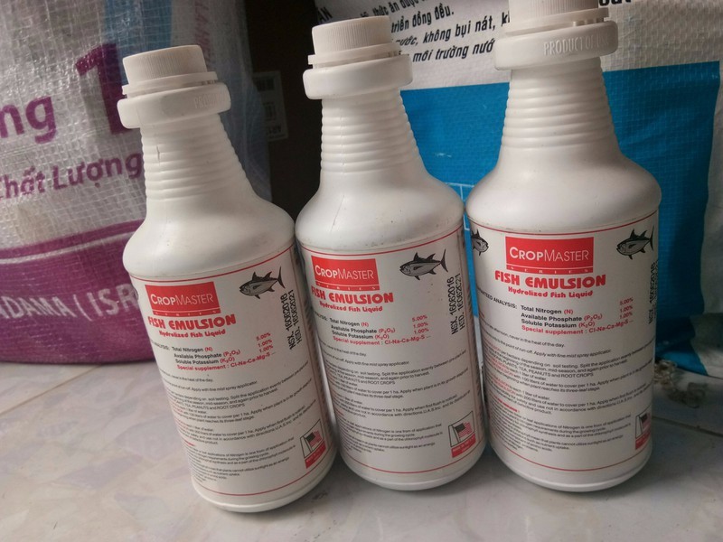 Phân cá hữu cơ đậm đặc Fish Emulsion nhập khẩu từ Mỹ - 250ml