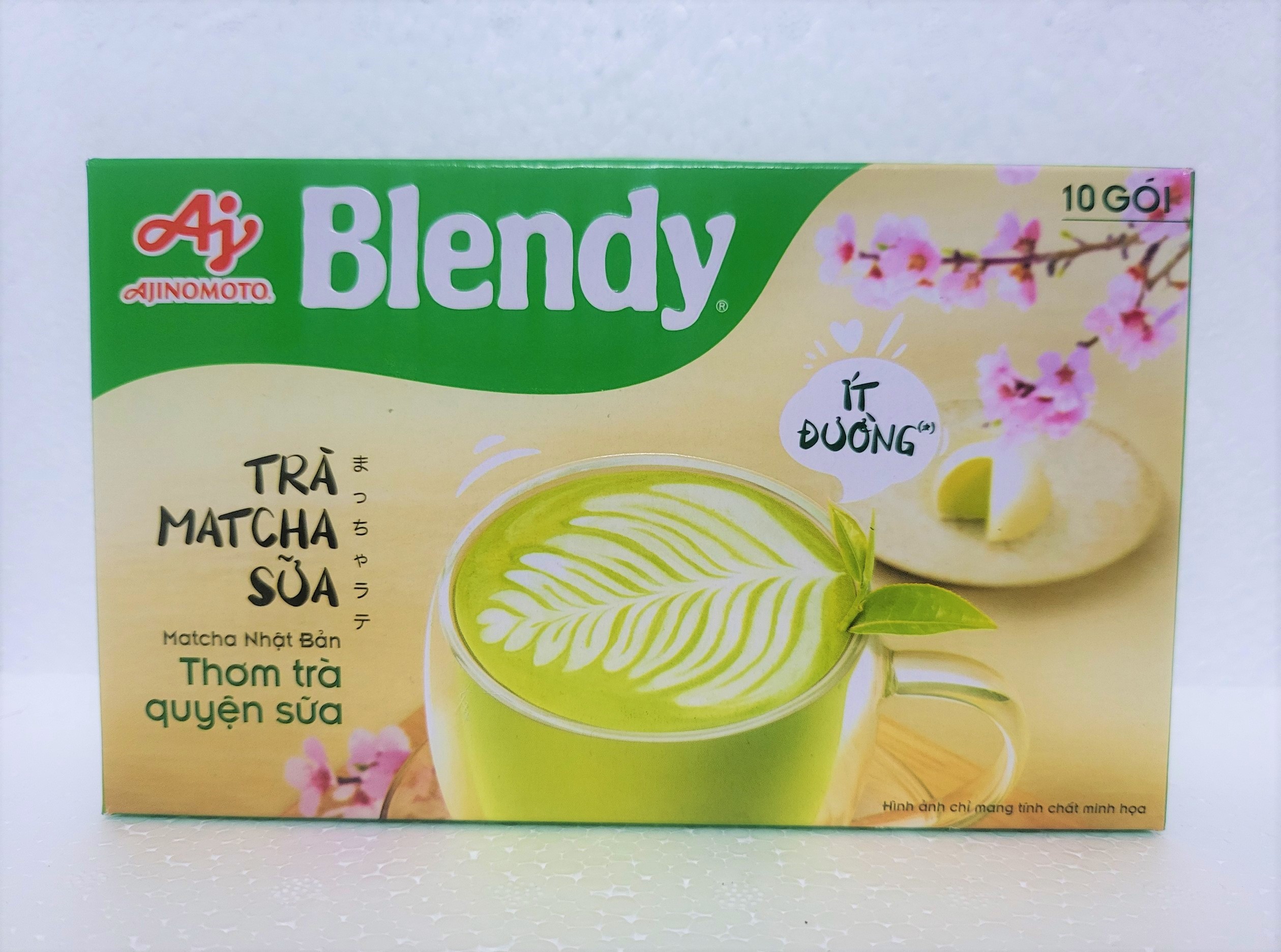 [Hộp XANH LÁ 160g] TRÀ HÒA TAN MATCHA SỮA Blendy [VN] AJINOMOTO Matcha Milk Tea