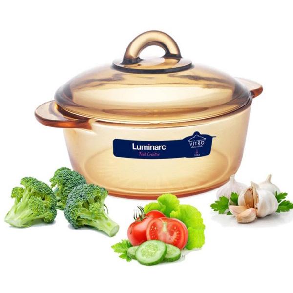 Nồi thủy tinh Luminarc Amberline Granite 2L N2266