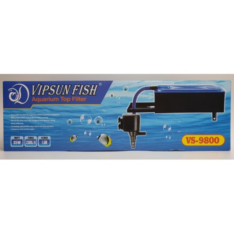 MÁY BƠM LỌC HỒ CÁ VIPSUN 9800 - BÔNG LỌC