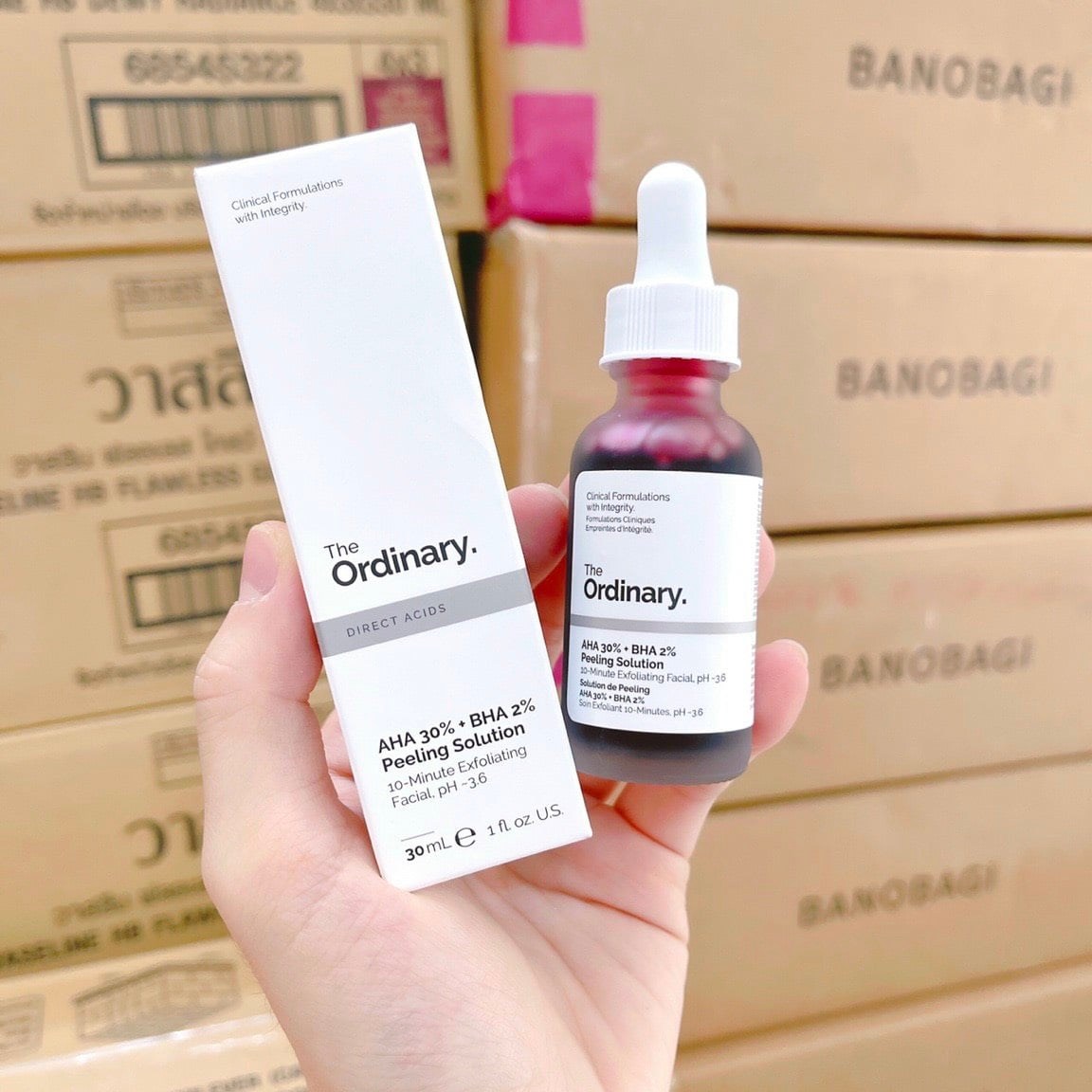 The ordinary aha 30% bha 2% peeling solution