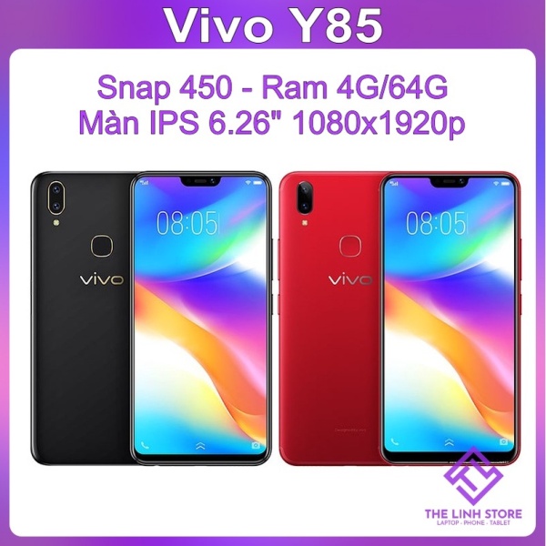 Điện thoại Vivo Y85 màn 6.26 Full HD - Snap 450 ram 4G 64G