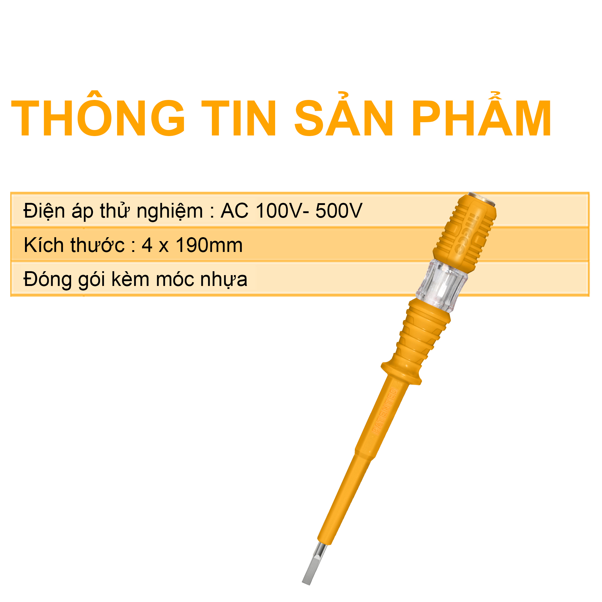 INGCO Bút thử điện loại nhỏ