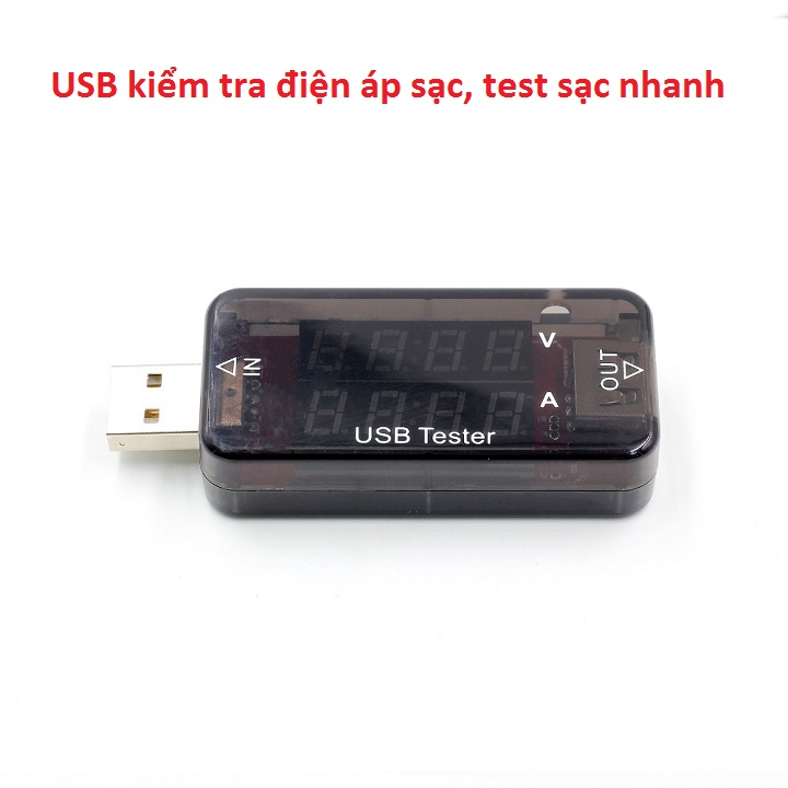 USB tester kiểm tra điện áp sạc QC3.0 - 3-30V