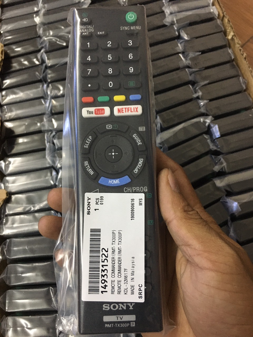Điều khiển tivi Sony Chính hãng TX300P-T300X