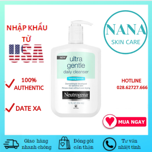 Neutrogena Ultra Gentle Daily Cleanser Foaming Formula (354ml)