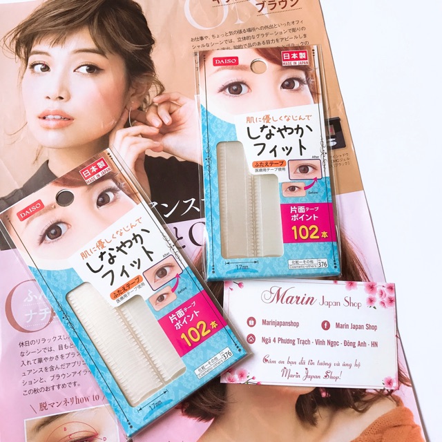 (Hàng Nhật)Miếng Dán Kích Mí Tàng Hình Nhật Bản Daiso