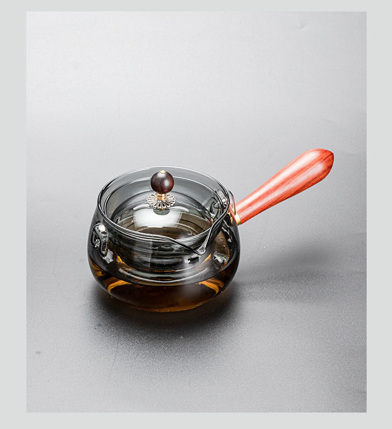 Ấm, bình thủy tinh chịu nhiệt cao cấp dùng pha trà dung tích 500 ml