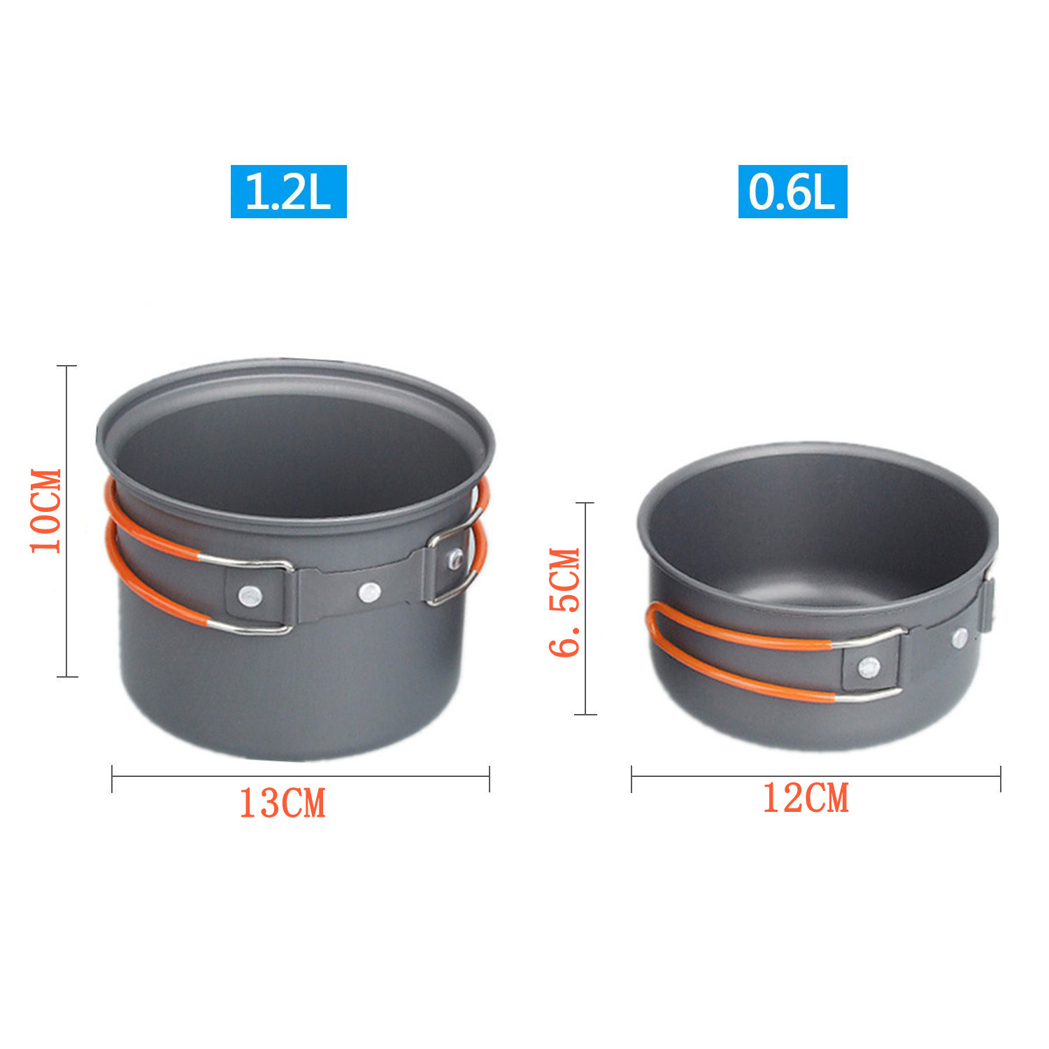 [HCM]Bộ nồi cắm trại DS-101 xanh lá, cam