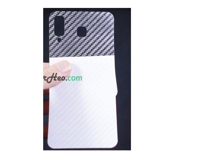 miếng dán carbon mặt lưng cho Sam sung A8 star